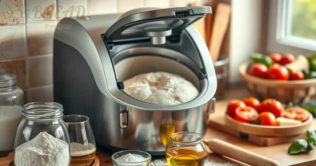 Bread Machine Pizza Dough Preparation