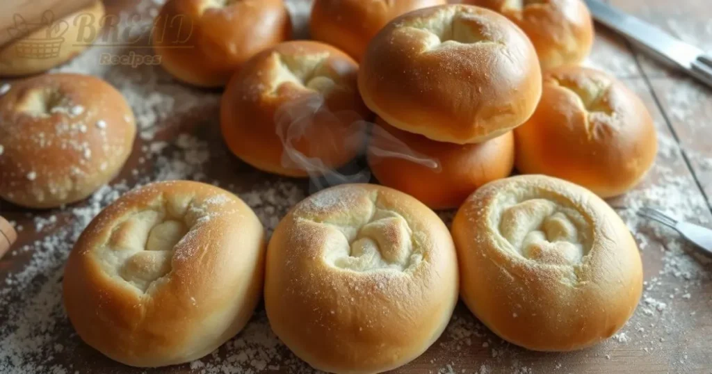 Homemade Bread Machine Round Buns