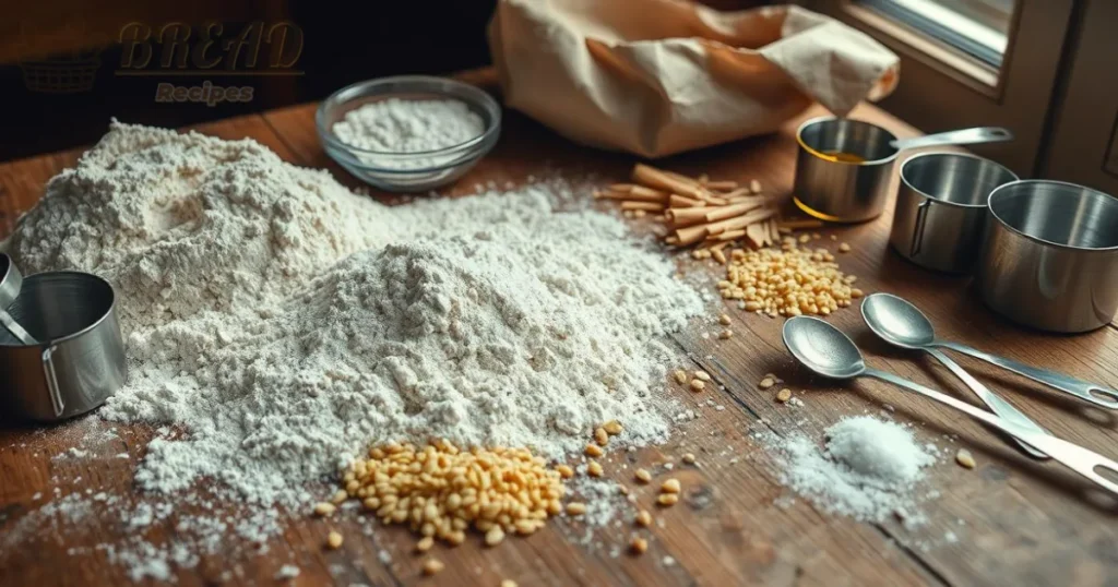 Bread Ingredients Preparation