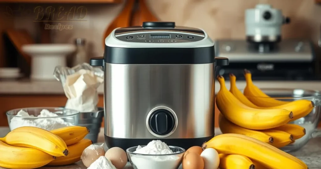 Bread Machine Banana Loaf Preparation