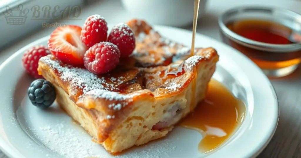 French Toast Bread Pudding Dish