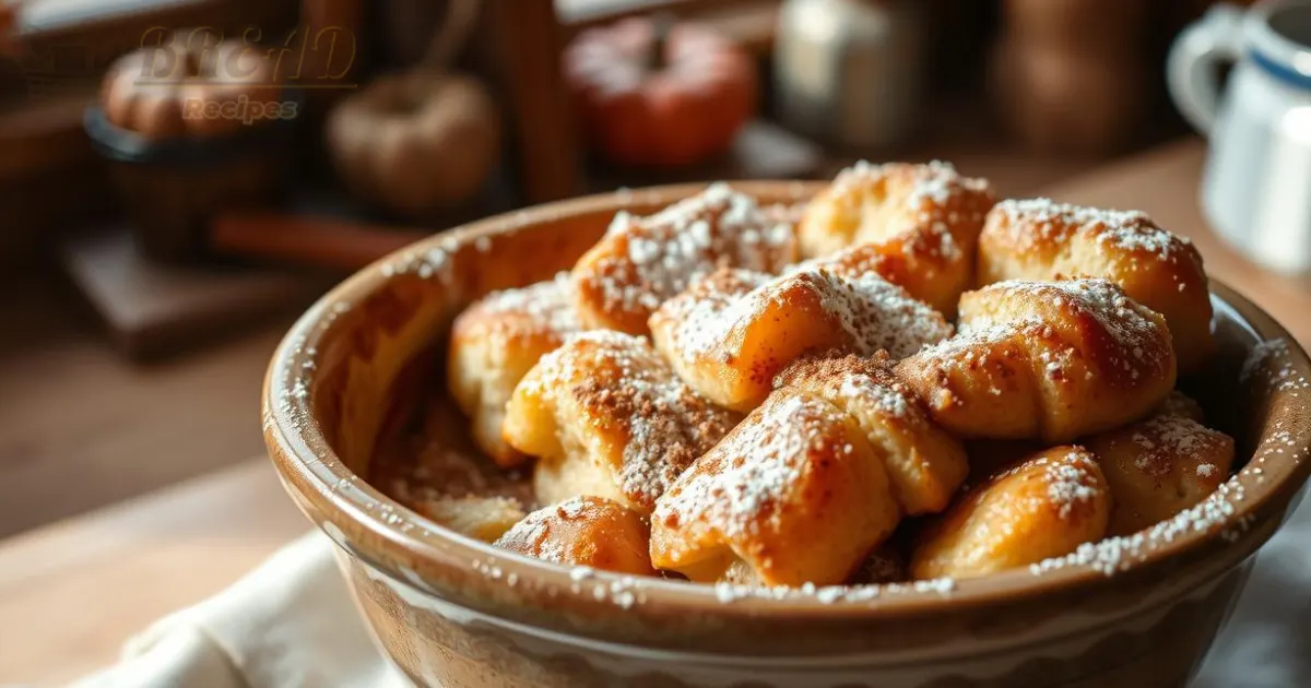 bread pudding with cinnamon