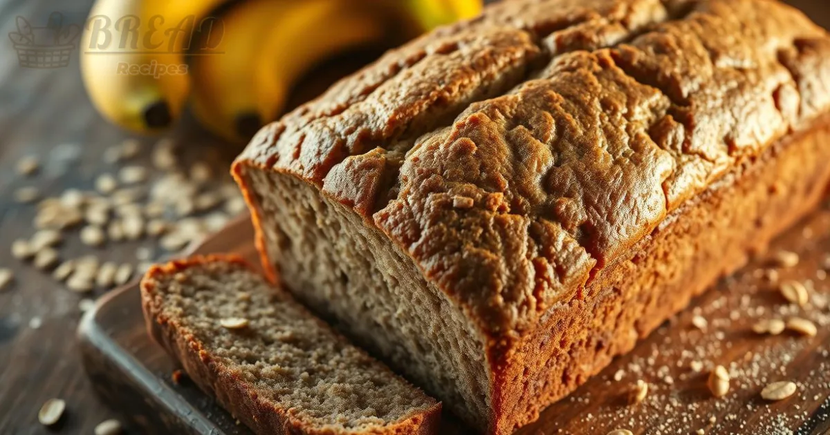 oat flour banana bread