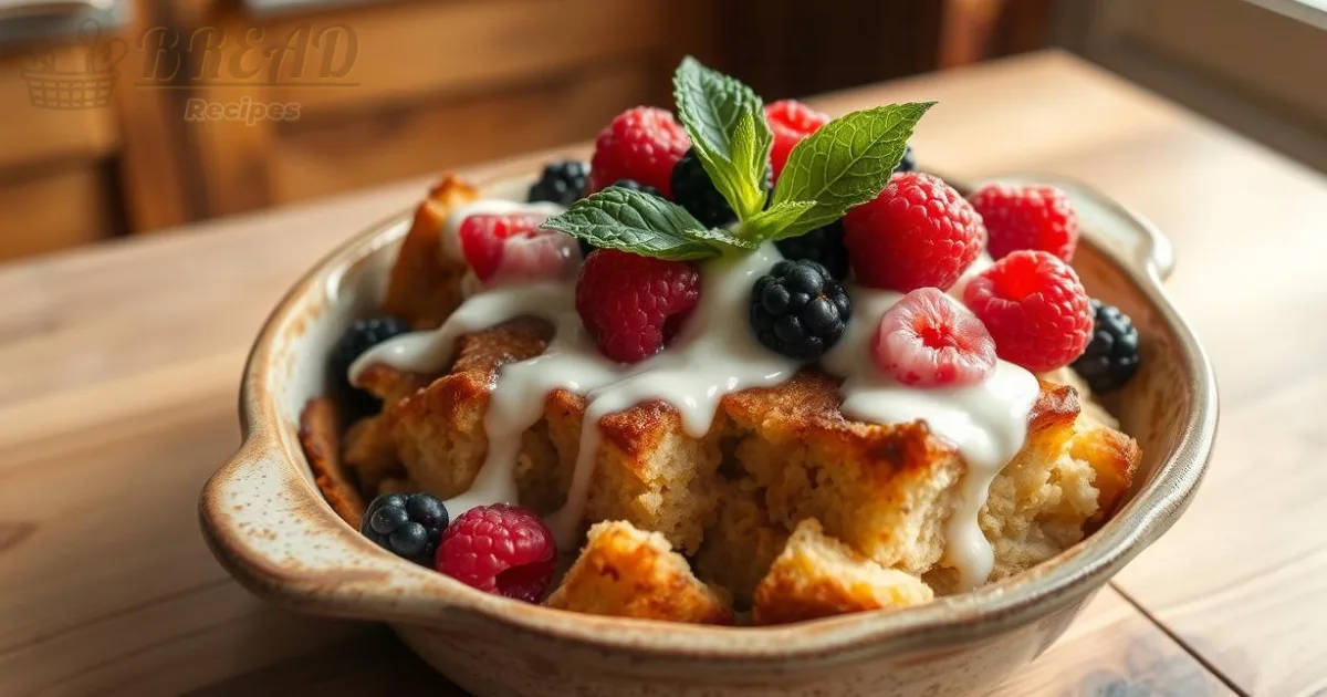 vegan gluten-free bread pudding